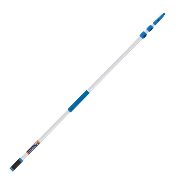 Unger Telescoping 18 ft. L X 2 in. D Aluminum Extension Pole Blue/White 972960 - main